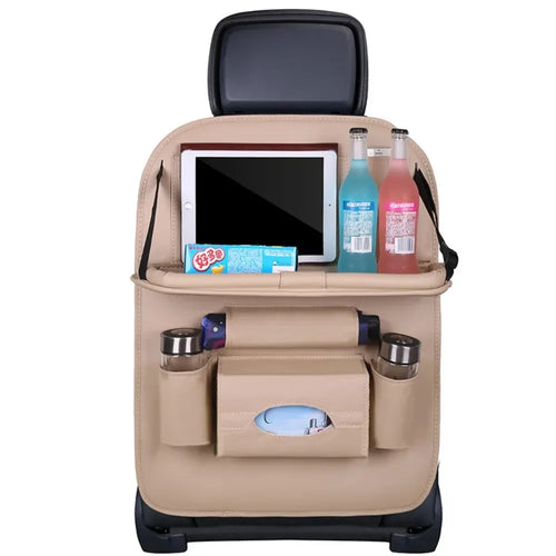 Car Backseat Organizer with Foldable Table