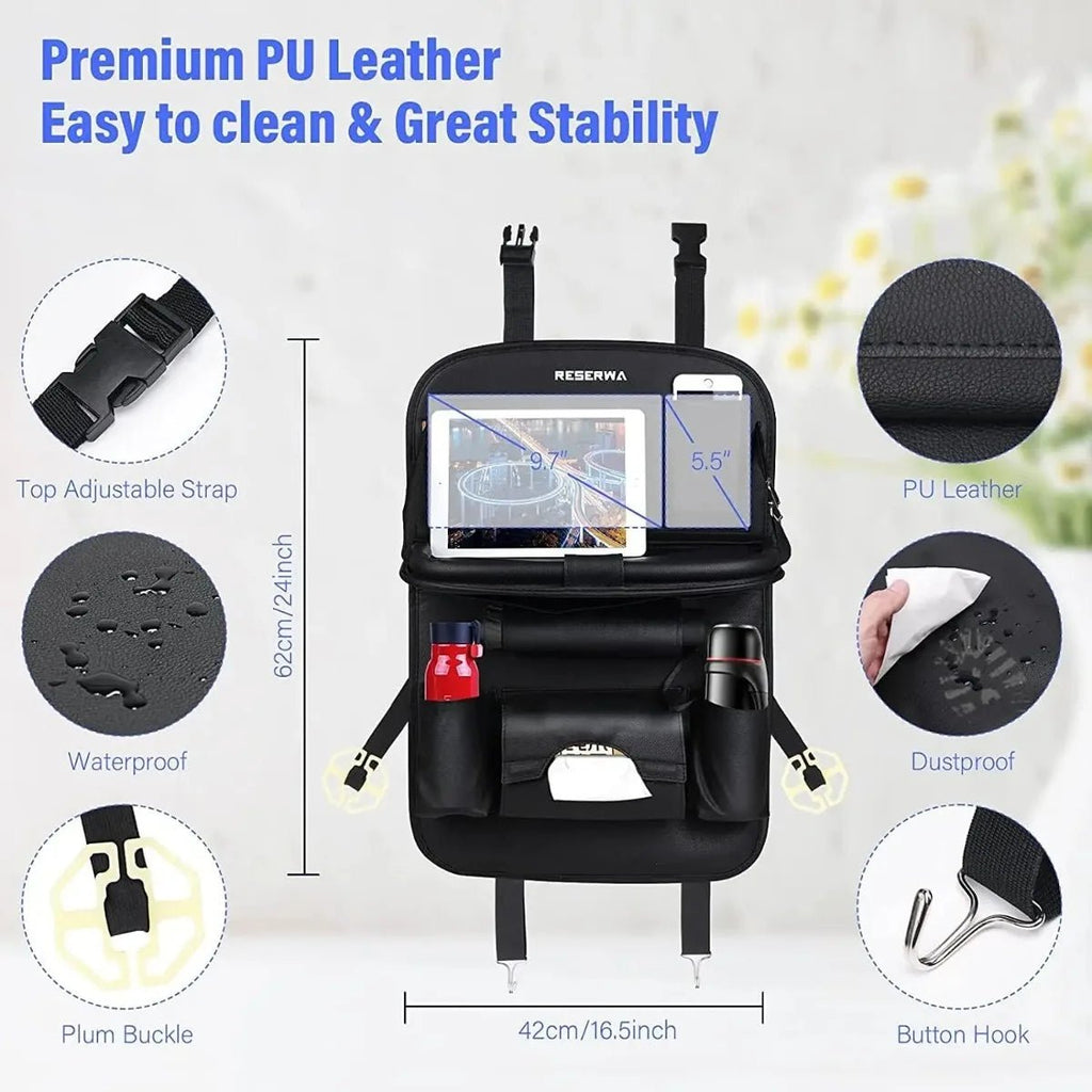 Car Backseat Organizer with Foldable Table - Easy Life